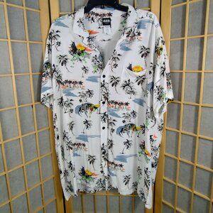 Batman & Robin Hawaiian Short Sleeve Shirt Size XXL